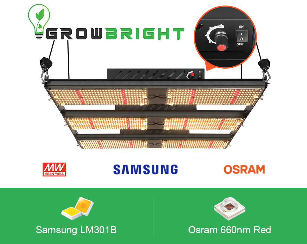Samsung LM301B + 660nm Red 720W LED QUANTUM BOARD.-Growbright